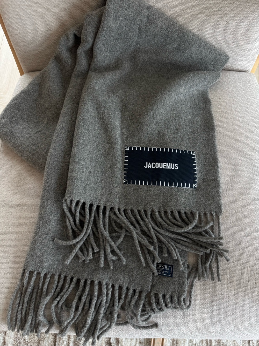 Jacquemus virgin wool scarf